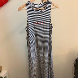 Mango striped one piece